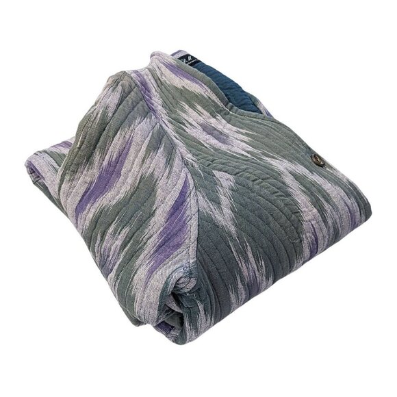 DINARA MAMBETOVA Central Asian Couture Handmade Uzbek Ikat Chapan Size L - Picture 10 of 10